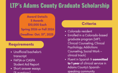 LTP’s Adams County Graduate Scholarship